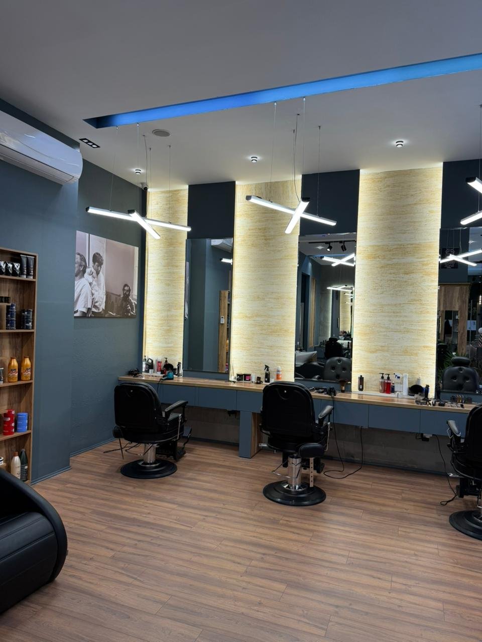 Interior — Barber Stations